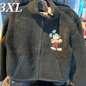 DisneyParks 2024 Mickey Mouse Sherpa Button Up Jacket Size 3XL NWT